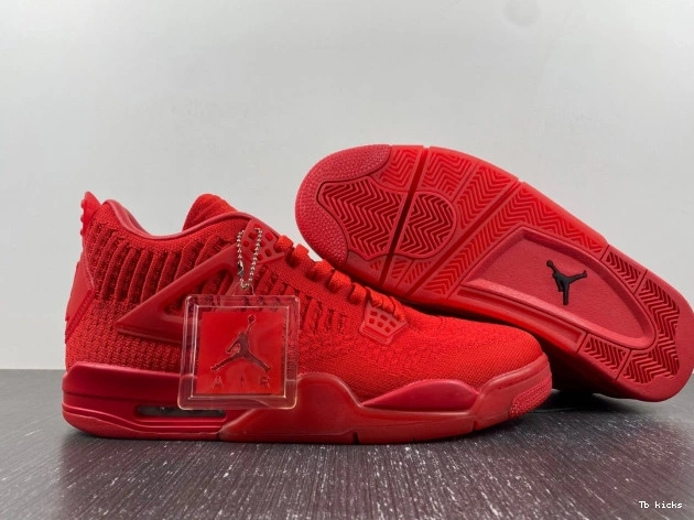 Cheap TBK 4 Retro AQ3559-600 Flyknit Red Jordan 0805